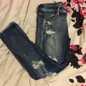 American Eagle ripped jeans